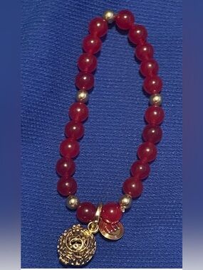 Lisa Hoffman Tunisian Neroli Red Malay Jade